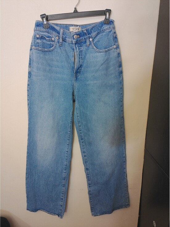 Madewell Denim - Madewell Jeans Womens Light Wash Blue High Rise Straight Leg Denim Size 28